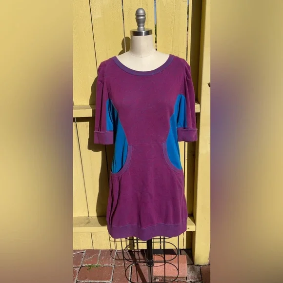strapless open back dress Marc Jacobs Girls Badge Print Dress in Purple 6Y